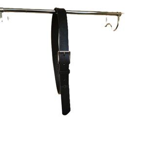 Etereo Genuine Leather Belt - Black.  Small